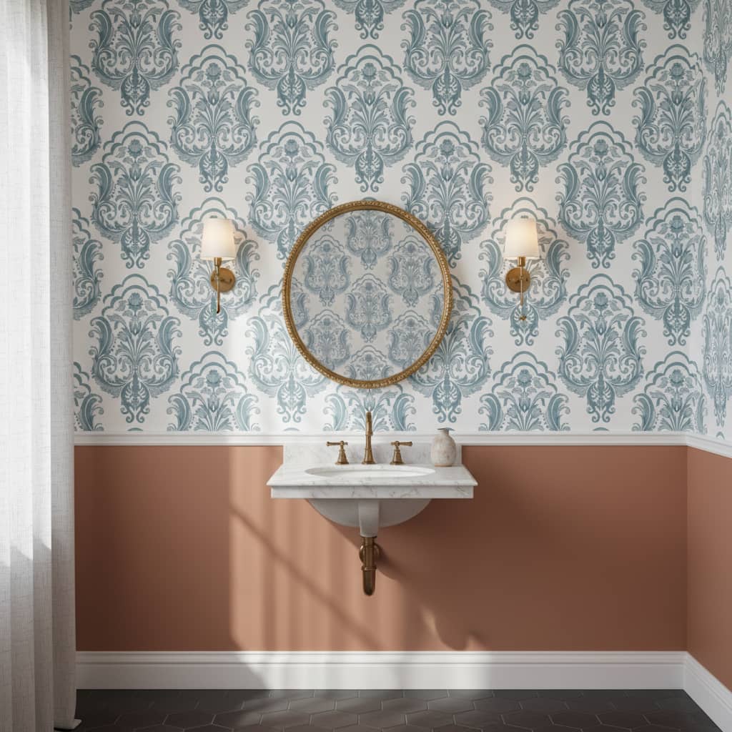 Demask Papal Wallpaper 2 Wallpaper and Wall Murals South Africa Demask Papal - South-African-made peel and stick wallpaper for bedroom and living_room walls