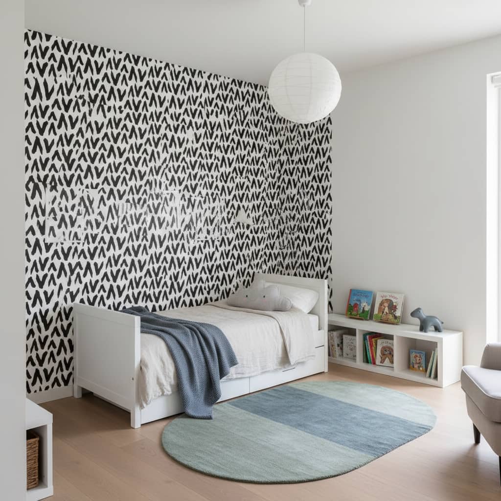 Descending Abot Wallpaper 1 Wallpaper and Wall Murals South Africa Descending Abot - The Descending Abot Wallpaper features striking black arrow motifs cascading across a crisp white