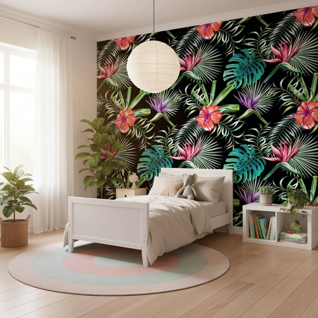 Erythronium Wallpaper 2 Wallpaper and Wall Murals South Africa Erythronium - South-African-made peel and stick wallpaper for bedroom and living_room walls