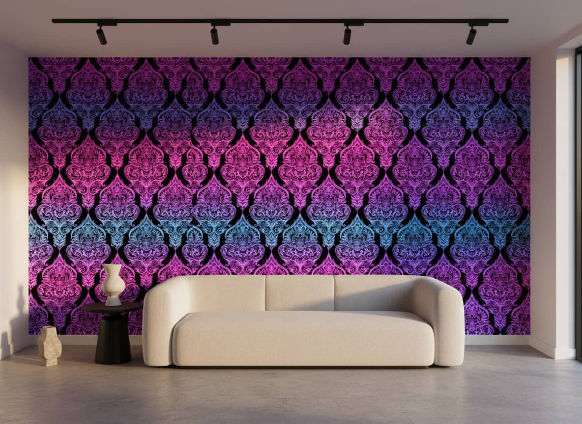 Patterned Auroral Wallpaper 2 Wallpaper and Wall Murals South Africa Patterned Auroral - South-African-made peel and stick wallpaper for bedroom and living_room walls