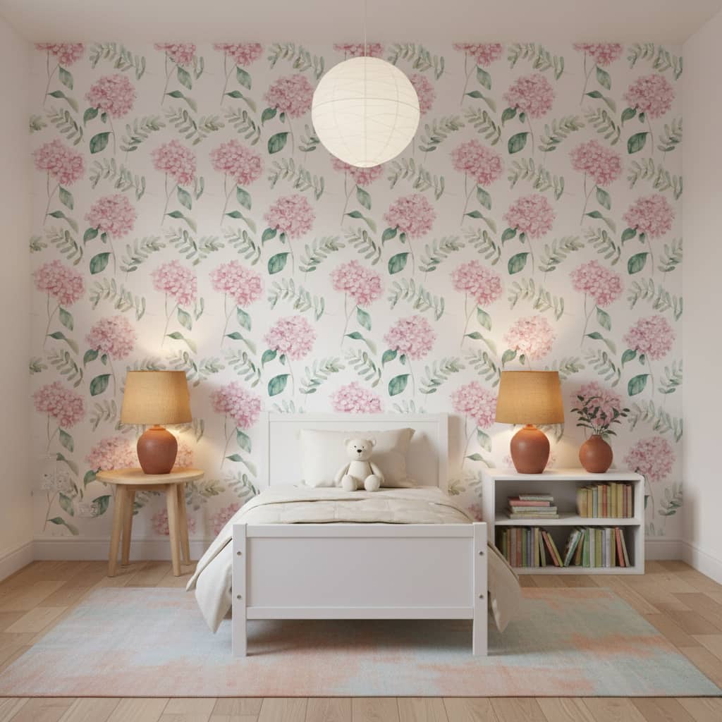 Pink Paisley Wallpaper 2 Wallpaper and Wall Murals South Africa Pink Paisley - South-African-made peel and stick wallpaper for bedroom and nursery walls