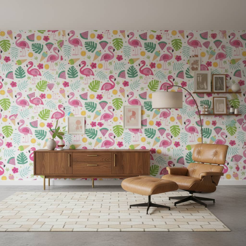 Pretty Parade Wallpaper 2 Wallpaper and Wall Murals South Africa Pretty Parade - South-African-made peel and stick wallpaper for nursery and bedroom walls