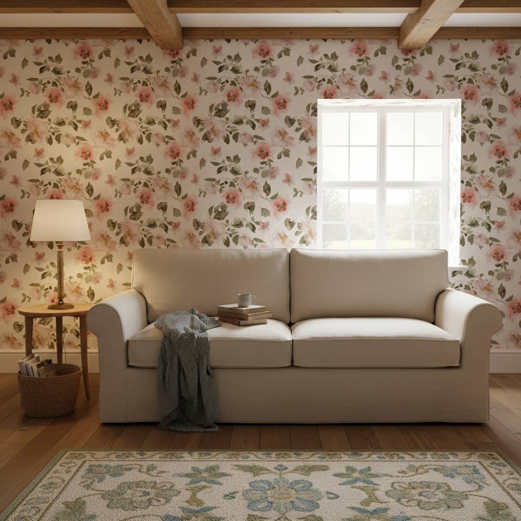 Room Design Wallpaper 3 Wallpaper and Wall Murals South Africa Close-up of Room Design, a contemporary floral design printed in South Africa