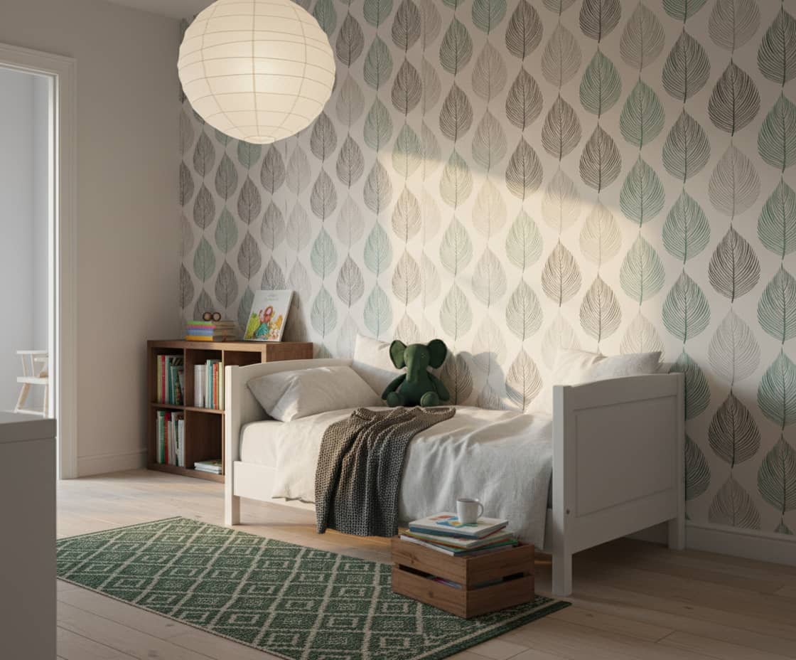 Schrenck Leaf Wallpaper 1 Wallpaper and Wall Murals South Africa Schrenck Leaf Wallpaper