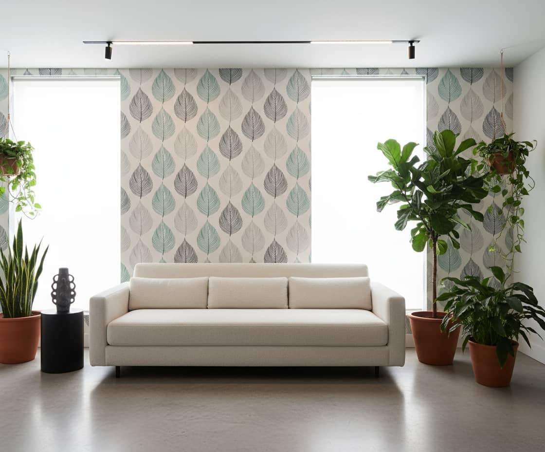 Schrenck Leaf Wallpaper 3 Wallpaper and Wall Murals South Africa Schrenck Leaf Wallpaper - Image 3