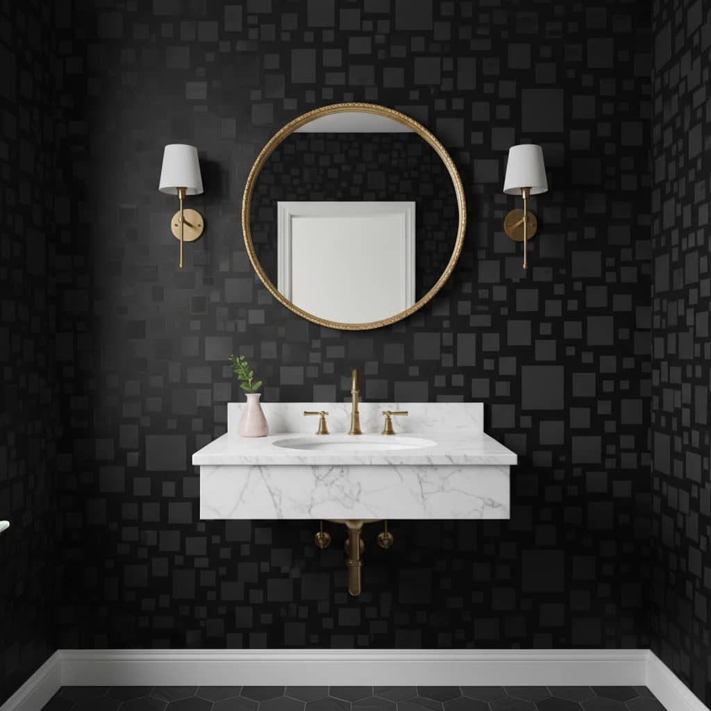 Toned Out Cubes Wallpaper 1 Wallpaper and Wall Murals South Africa Toned Out Cubes - This striking Toned Out Cubes Wallpaper features a dynamic composition of varying-sized dark gray and