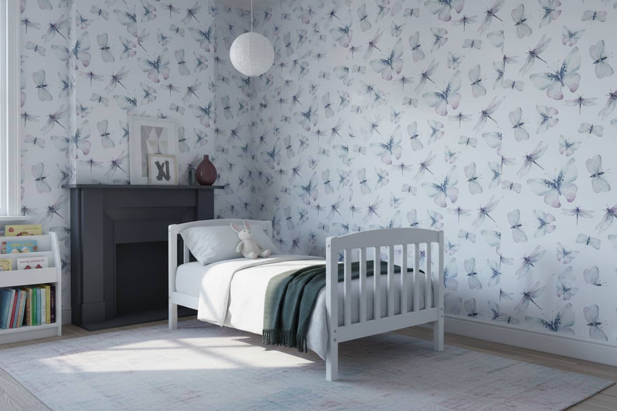 Wings in Watercolour Wallpaper 2 Wallpaper and Wall Murals South Africa Wings in Watercolour - South-African-made peel and stick wallpaper for bedroom and nursery walls
