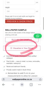 Dillon Warren Wallpaper Expert 2 Wallpaper and Wall Murals South Africa How to use the wallpaper room visualiser step 2