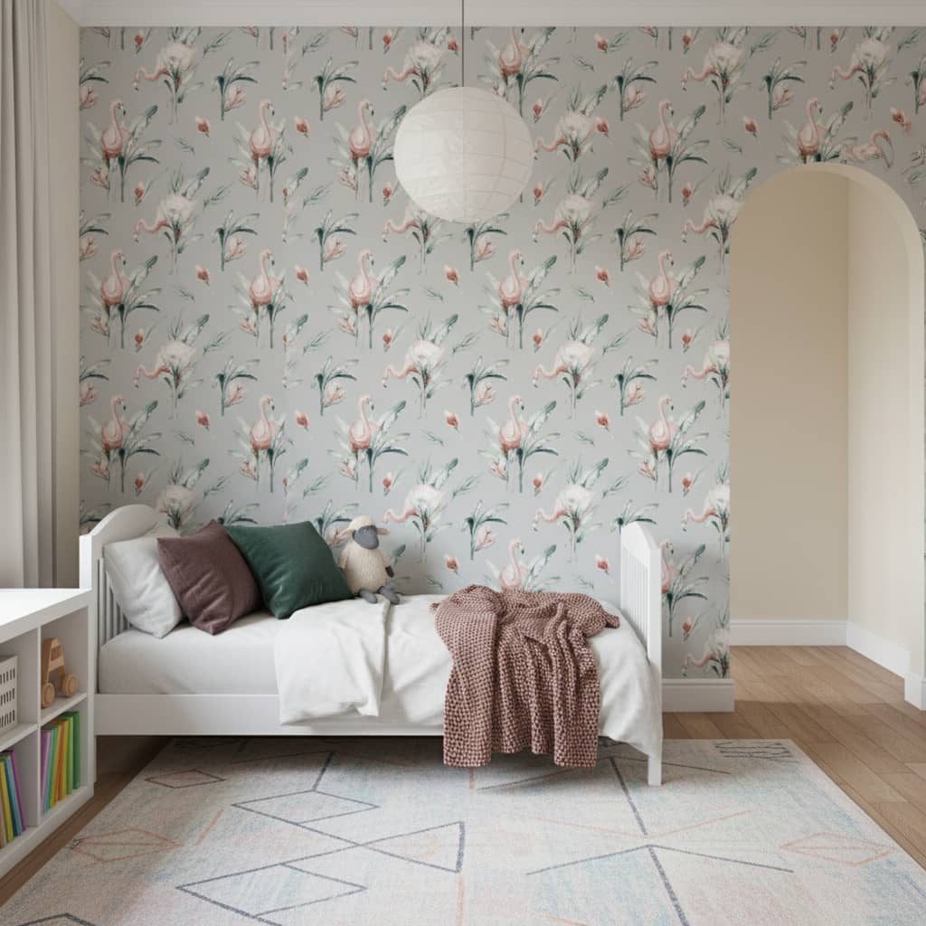 Peeping Honk Wallpaper 4 Wallpaper and Wall Murals South Africa Peeping Honk installed - a calming Animal Wallpapers wallpaper made in South Africa