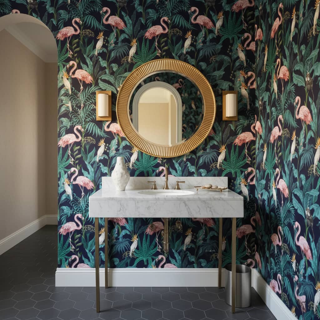 Runway Jungle Wallpaper 2 Wallpaper and Wall Murals South Africa Runway Jungle - South-African-made peel and stick wallpaper for bedroom and nursery walls