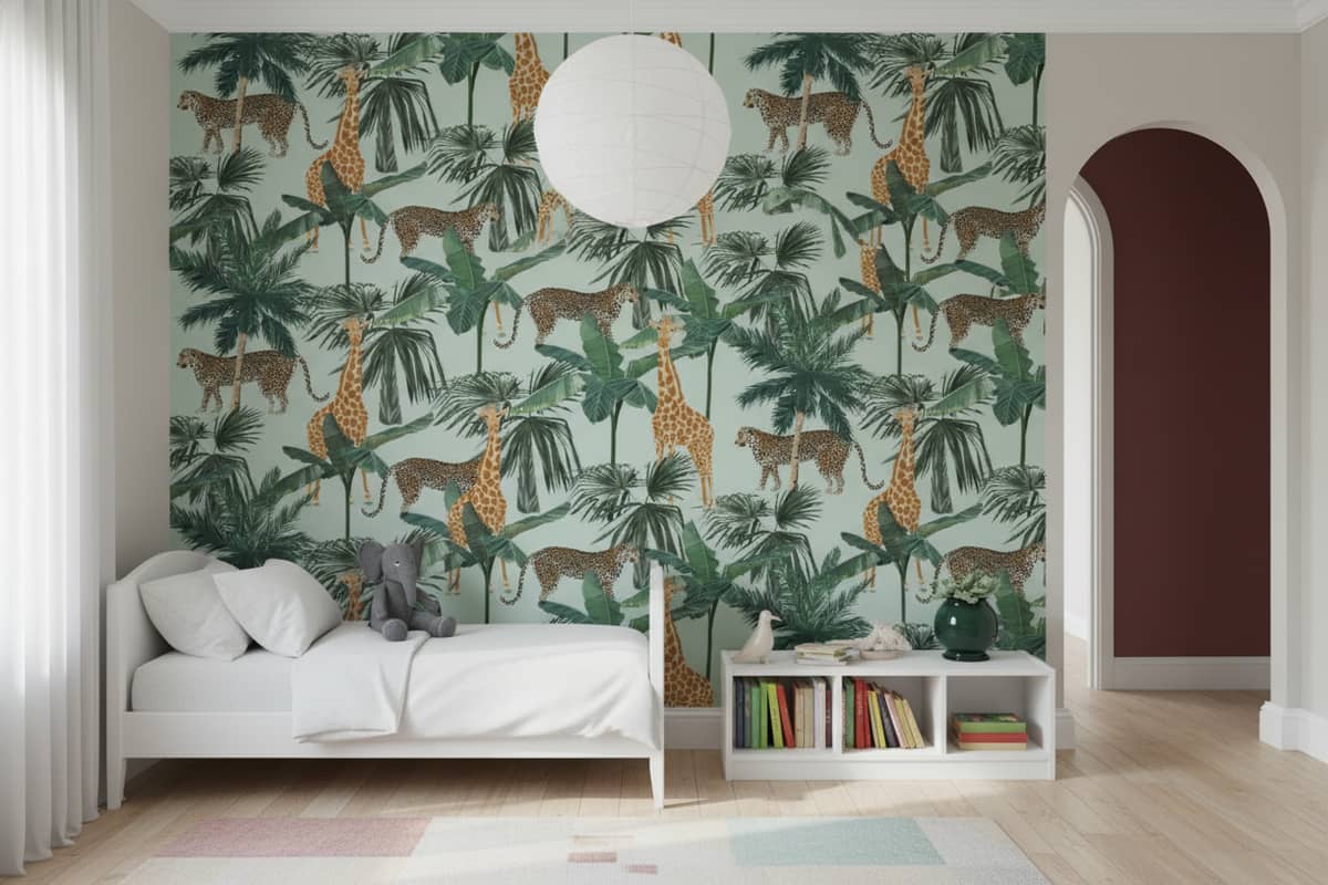 Spotted Longnecks Wallpaper 2 Wallpaper and Wall Murals South Africa Spotted Longnecks - South-African-made peel and stick wallpaper for bedroom and nursery walls