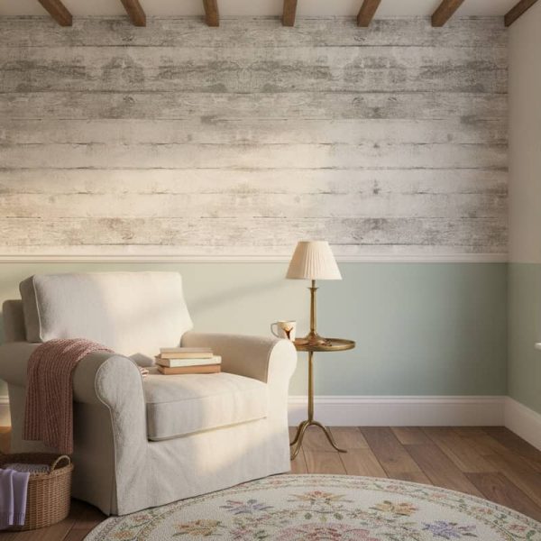 Aged Planks Wallpaper