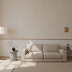 Aguascalientes - This charming Aguascalientes wallpaper features delicate cream and white dots scattered across a warm beige