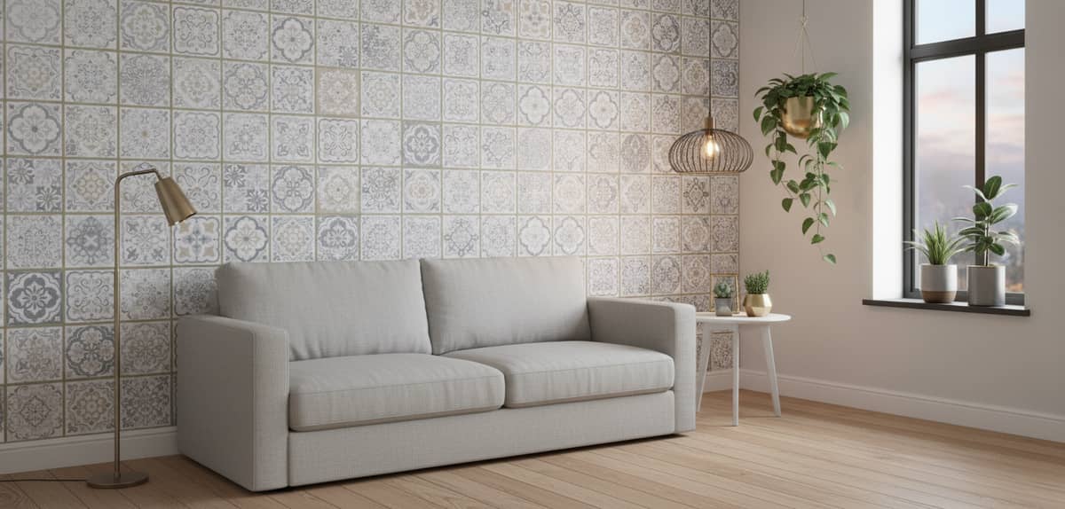 Areia Tile Wallpaper 4 Wallpaper and Wall Murals South Africa Areia Tile Wallpaper - Image 4