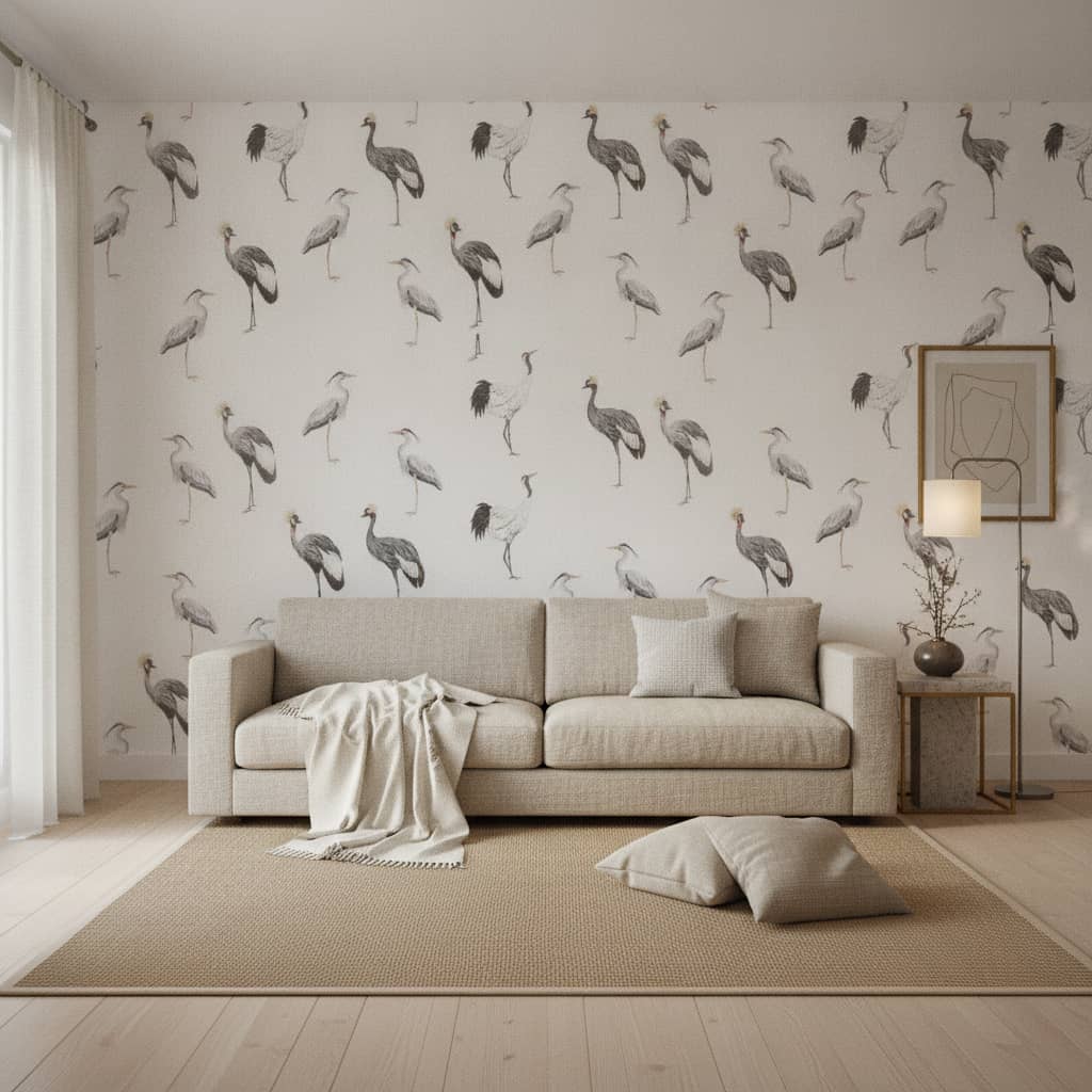 Aves Crane Wallpaper 3 Wallpaper and Wall Murals South Africa Aves Crane Wallpaper - Image 3