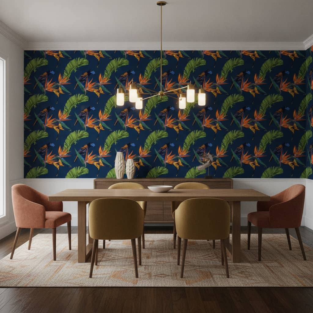 Birds of Paradise Wallpaper 2 Wallpaper and Wall Murals South Africa Birds of Paradise Wallpaper - Image 2