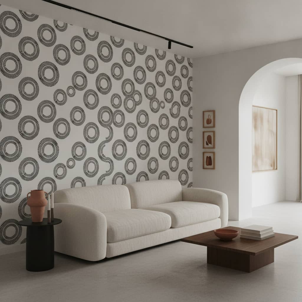 Boho Disk Wallpaper 3 Wallpaper and Wall Murals South Africa Boho Disk Wallpaper - Image 3