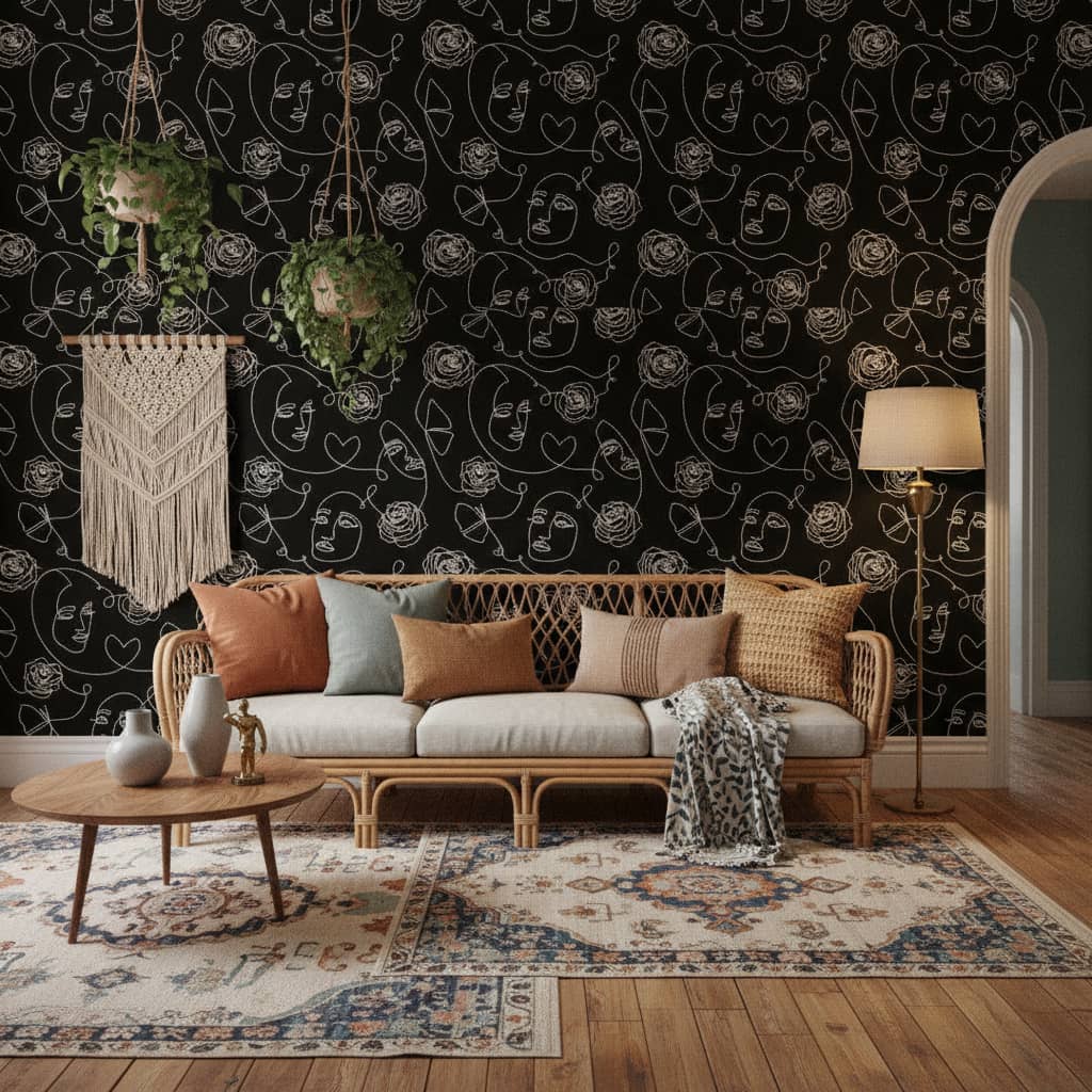 Bois Black Wallpaper 3 Wallpaper and Wall Murals South Africa Bois Black Wallpaper - Image 3
