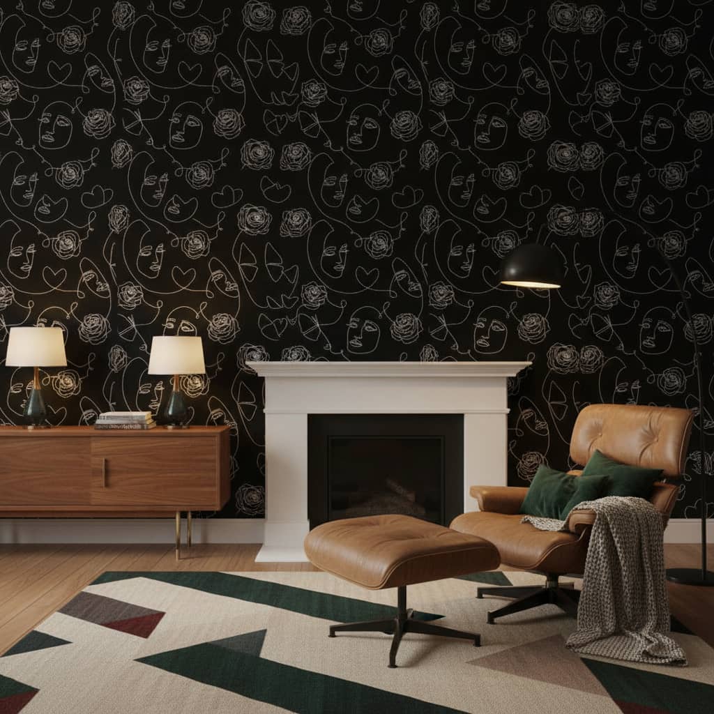 Bois Black Wallpaper 2 Wallpaper and Wall Murals South Africa Bois Black Wallpaper - Image 2