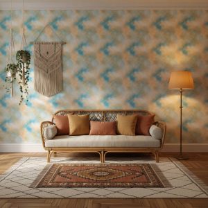 California Sunset - Experience the serene beauty of a California sunset captured in soft, dreamy hues of blue, orange, and