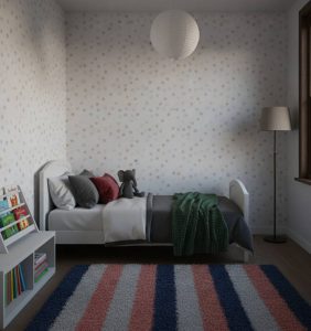 Campeche White - Create a serene and imaginative space with this charming abstract circle wallpaper, featuring soft beige,