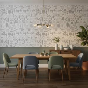 Brush - The Brush Wallpaper presents a beautifully curated collection of abstract geometric shapes and, South-African-made