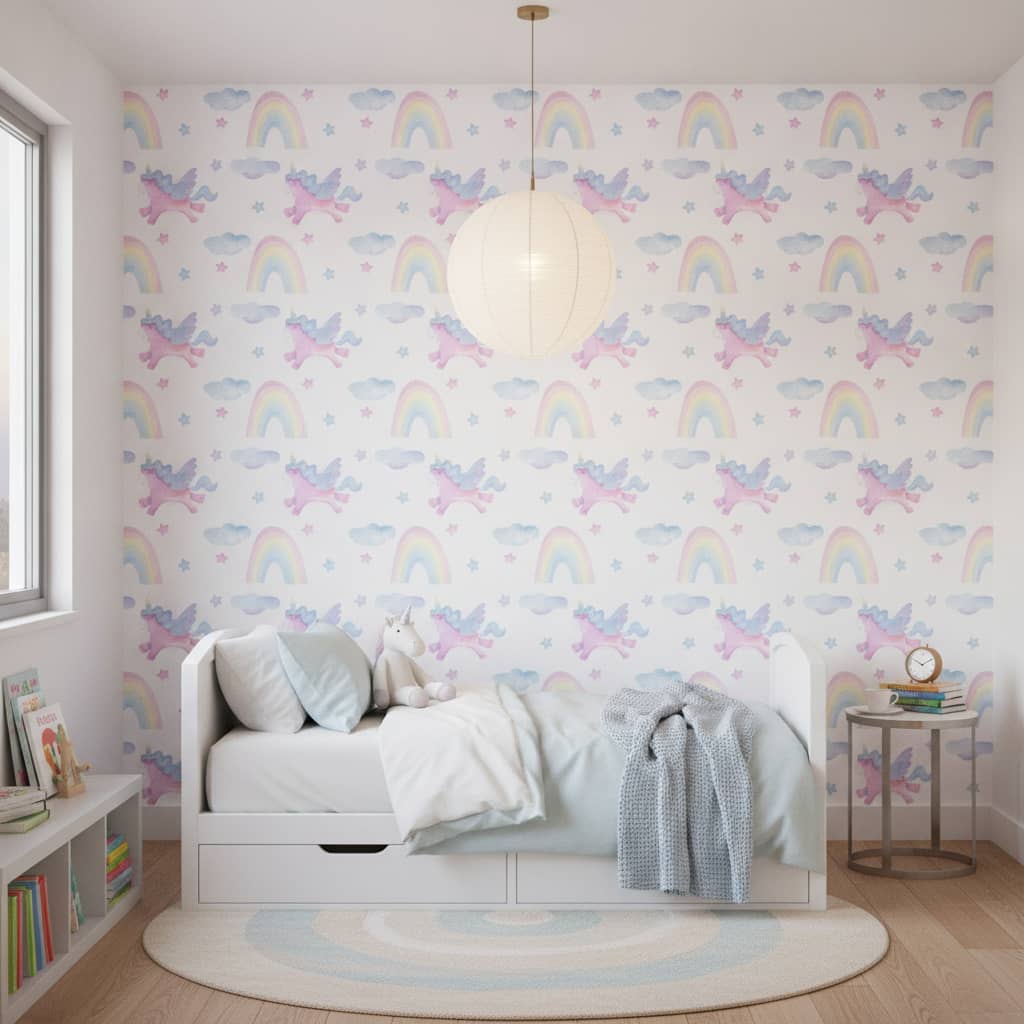 Carefree Wallpaper 3 Wallpaper and Wall Murals South Africa Close-up of Carefree, a contemporary children design printed in South Africa