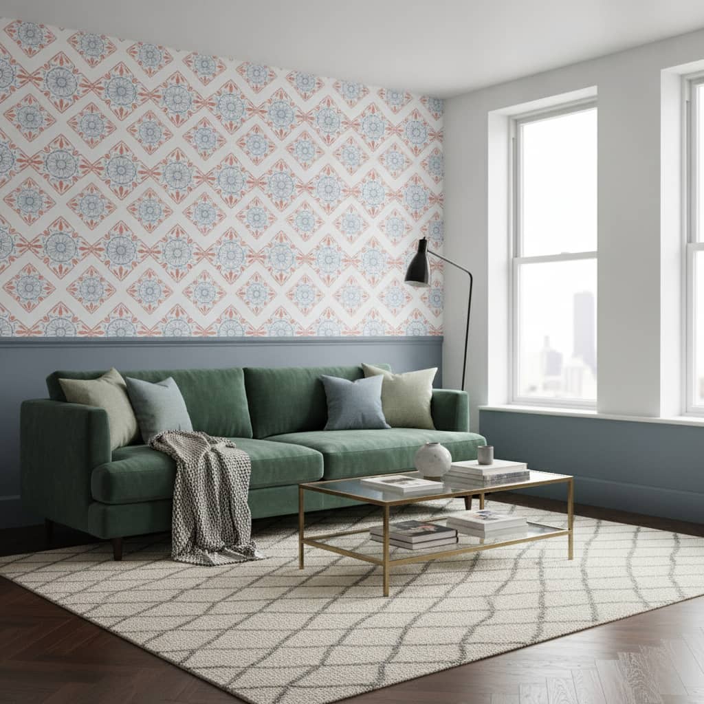Citrino Tile Wallpaper 4 Wallpaper and Wall Murals South Africa Citrino Tile Wallpaper - Image 4