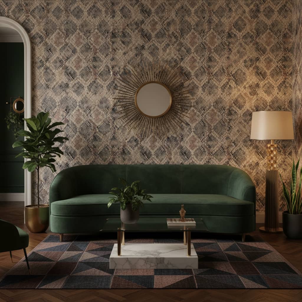 Daring Diamond Wallpaper 2 Wallpaper and Wall Murals South Africa Daring Diamond Wallpaper - Image 2