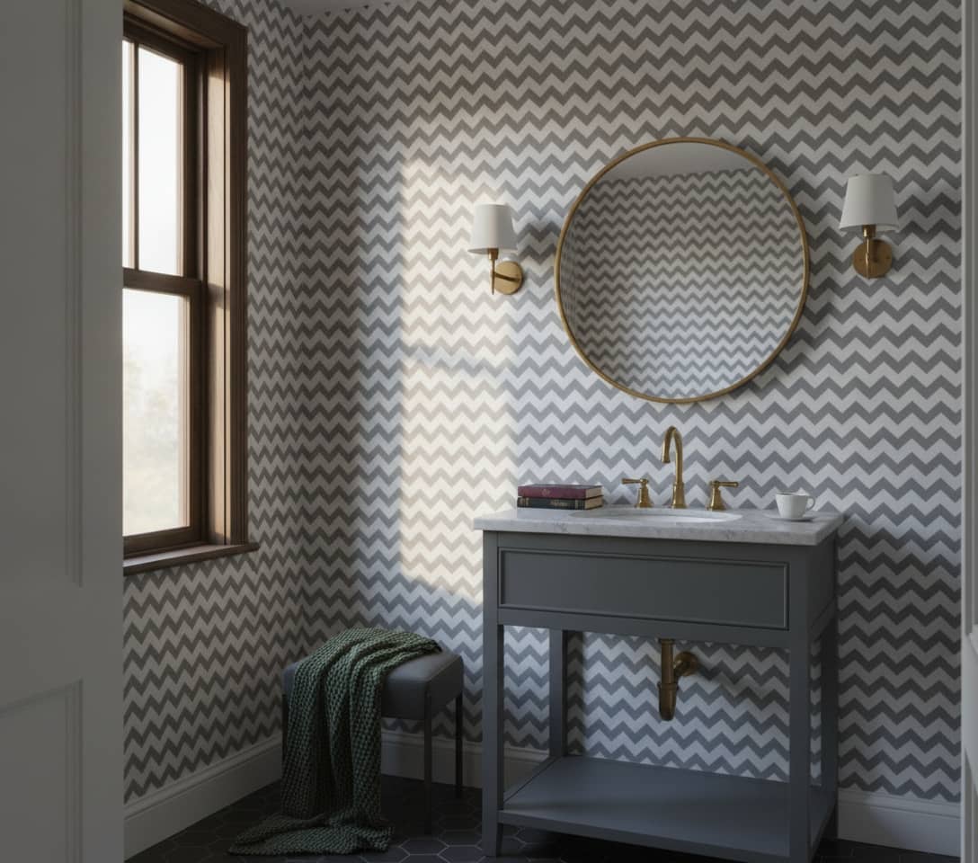 Ensenada Chevron Wallpaper 1 Wallpaper and Wall Murals South Africa Ensenada Chevron Wallpaper