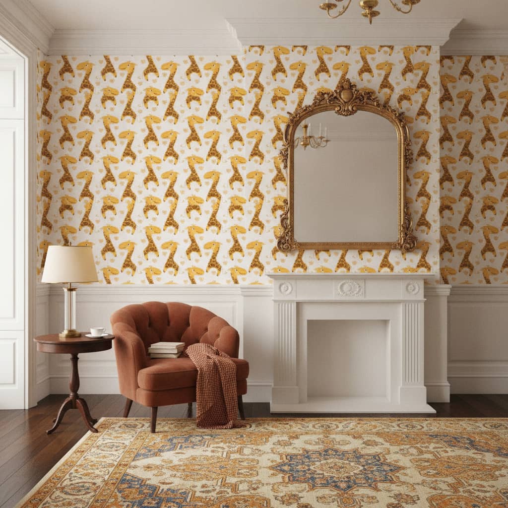 Giraffy Laughy Wallpaper 3 Wallpaper and Wall Murals South Africa Giraffy Laughy Wallpaper - Image 3