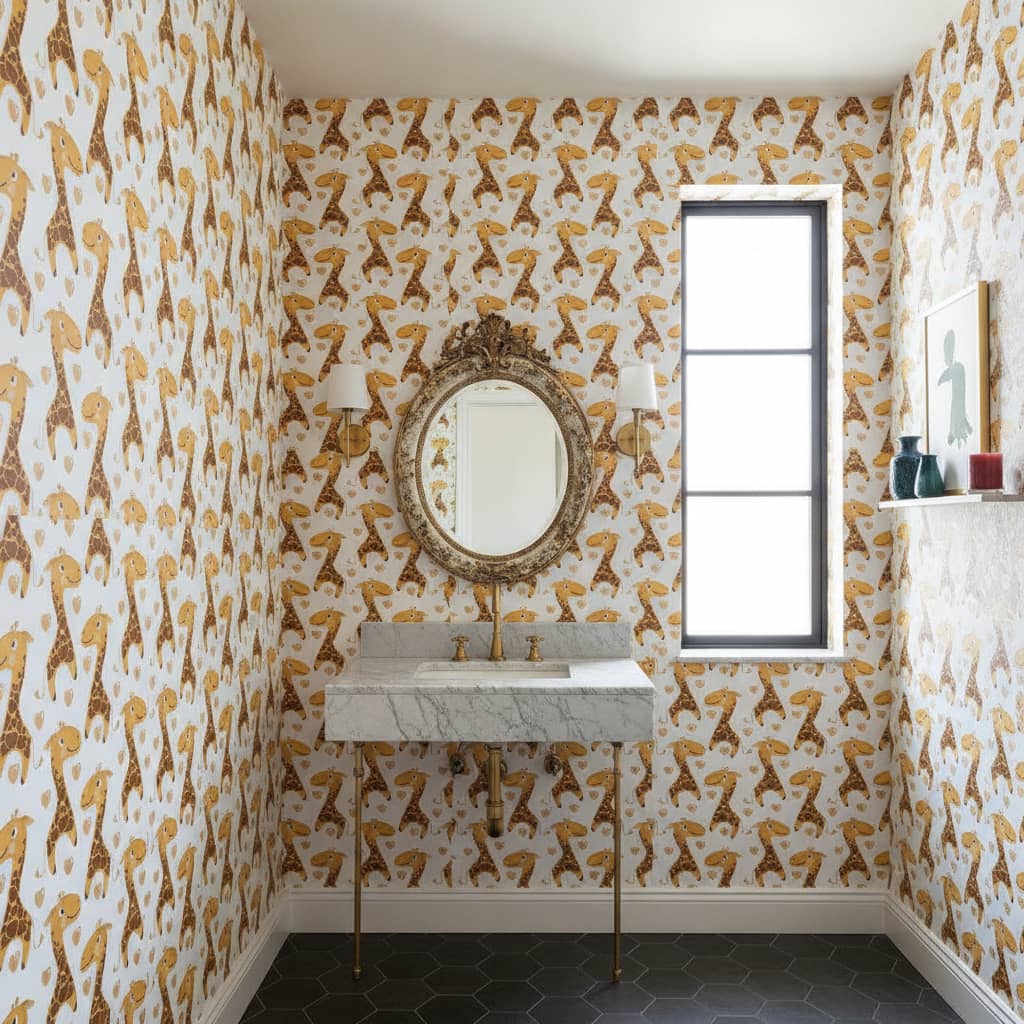 Giraffy Laughy Wallpaper 2 Wallpaper and Wall Murals South Africa Giraffy Laughy Wallpaper - Image 2