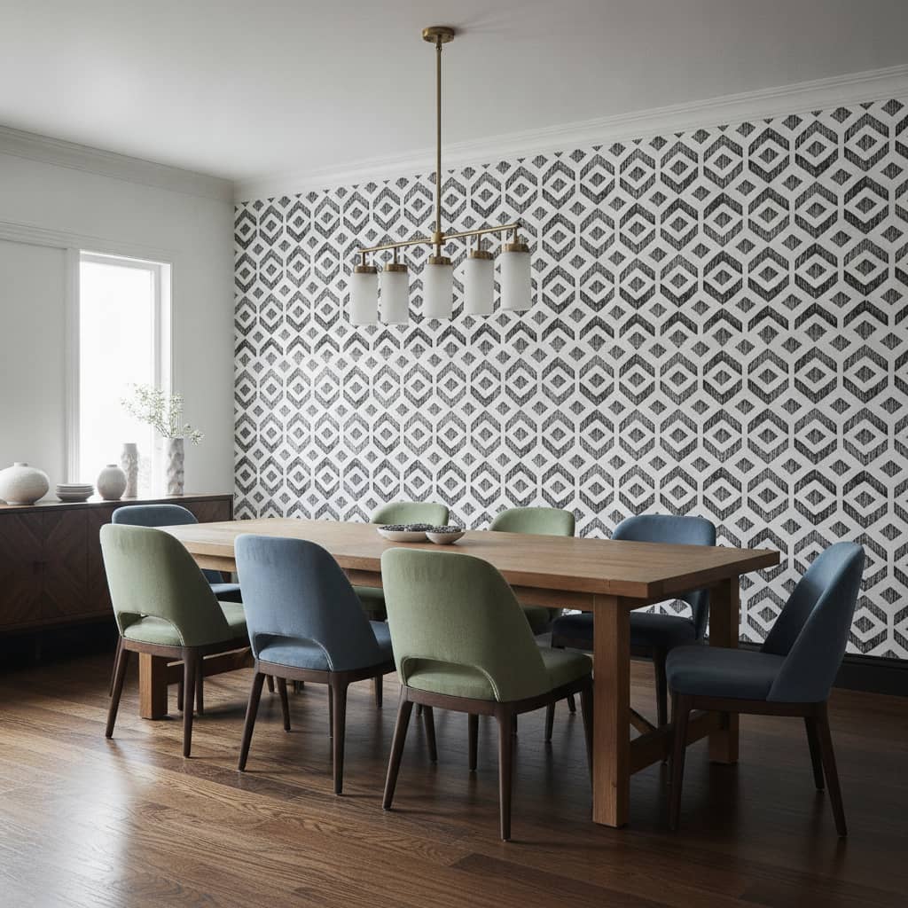 Ikat Wallpaper 2 Wallpaper and Wall Murals South Africa Ikat Wallpaper - Image 2