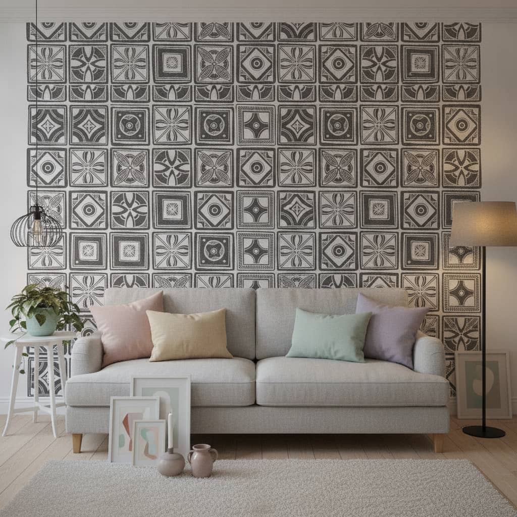 Kenya Tile Wallpaper 1 Wallpaper and Wall Murals South Africa Kenya Tile Wallpaper