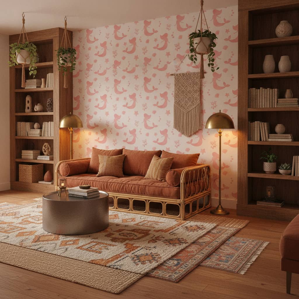 Magenta Maidens Wallpaper 3 Wallpaper and Wall Murals South Africa Magenta Maidens Wallpaper - Image 3