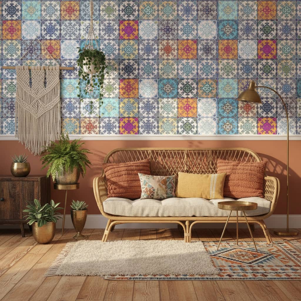 Misturar Tile Wallpaper 3 Wallpaper and Wall Murals South Africa Misturar Tile Wallpaper - Image 3