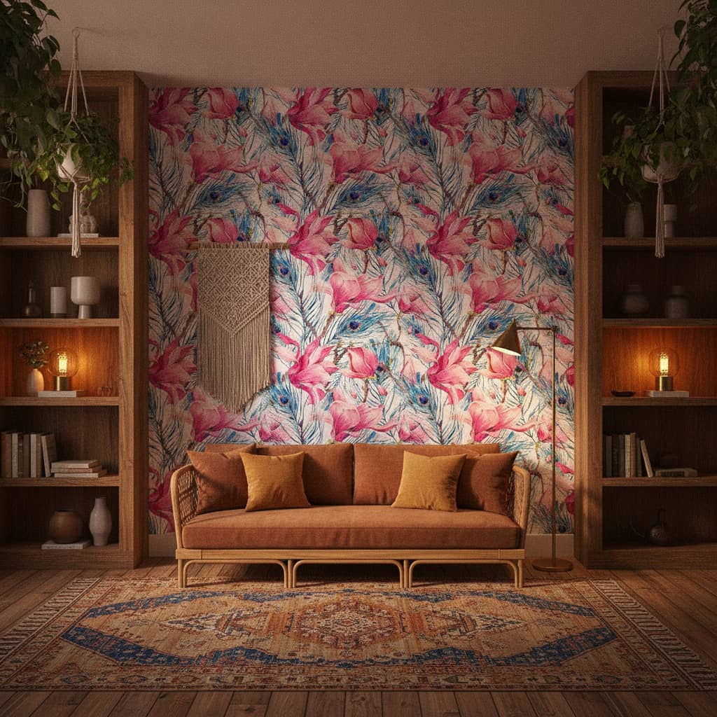 Plume Portrait Wallpaper 3 Wallpaper and Wall Murals South Africa Plume Portrait Wallpaper - Image 3