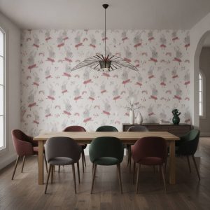 Rebecca Rabbit - This charming Rebecca Rabbit wallpaper transforms any child's room into a whimsical ballet-inspired
