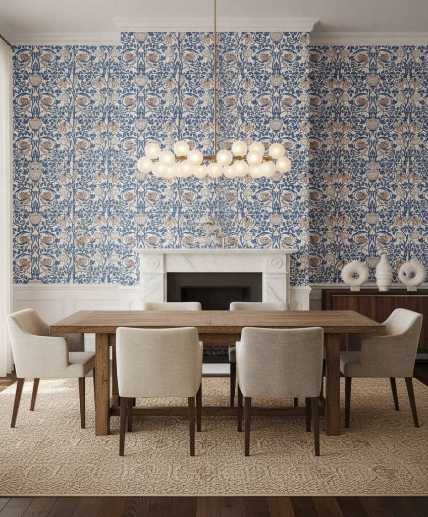 Royal Regalia Light - This stunning Royal Regalia Light Wallpaper showcases an intricate damask design featuring elegant