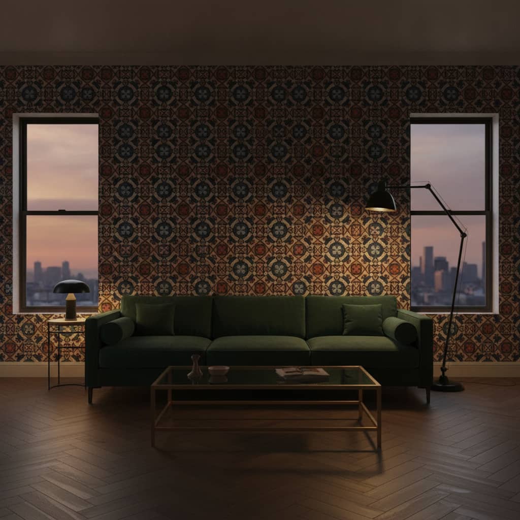 Sagan Tile Wallpaper 1 Wallpaper and Wall Murals South Africa Sagan Tile Wallpaper