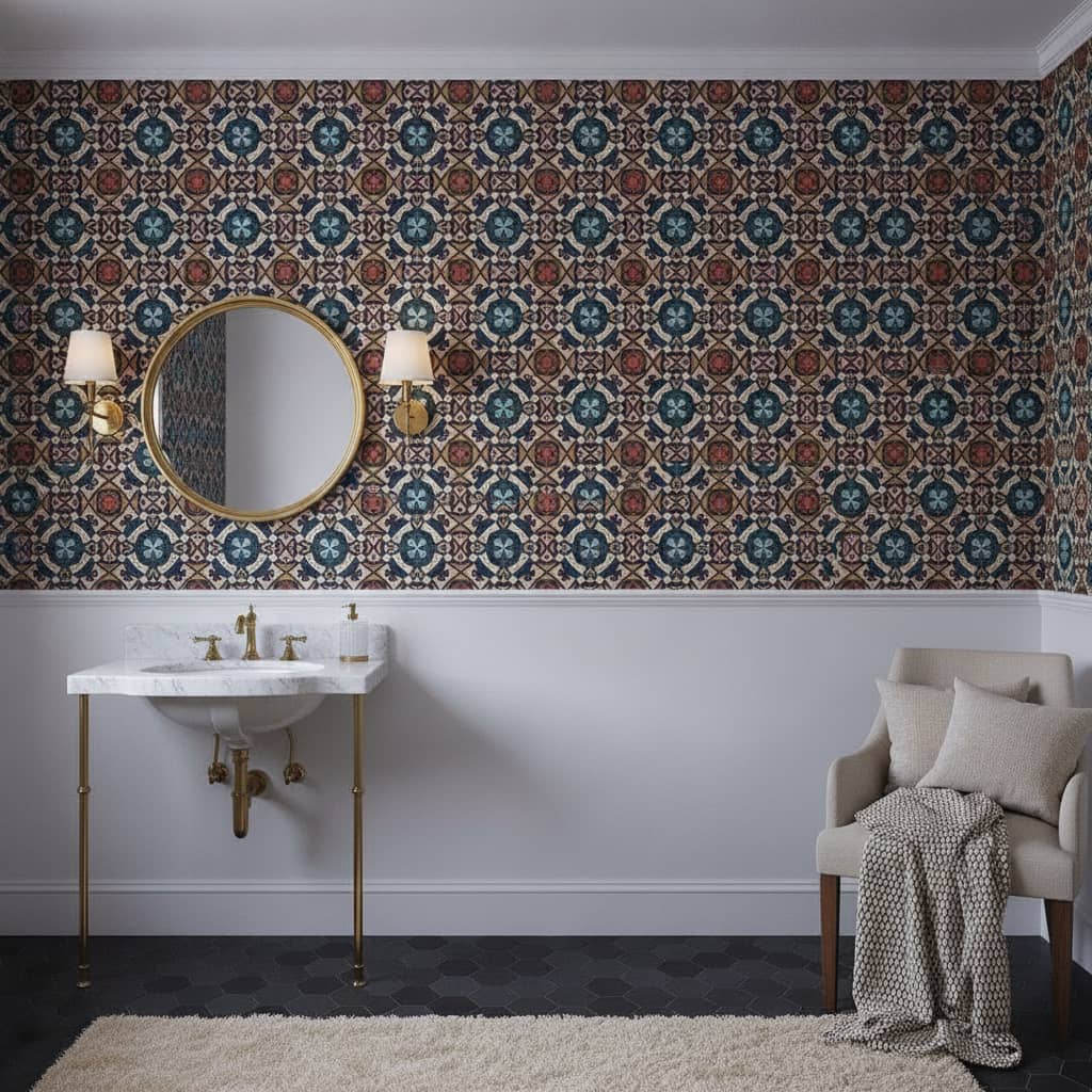Sagan Tile Wallpaper 4 Wallpaper and Wall Murals South Africa Sagan Tile Wallpaper - Image 4