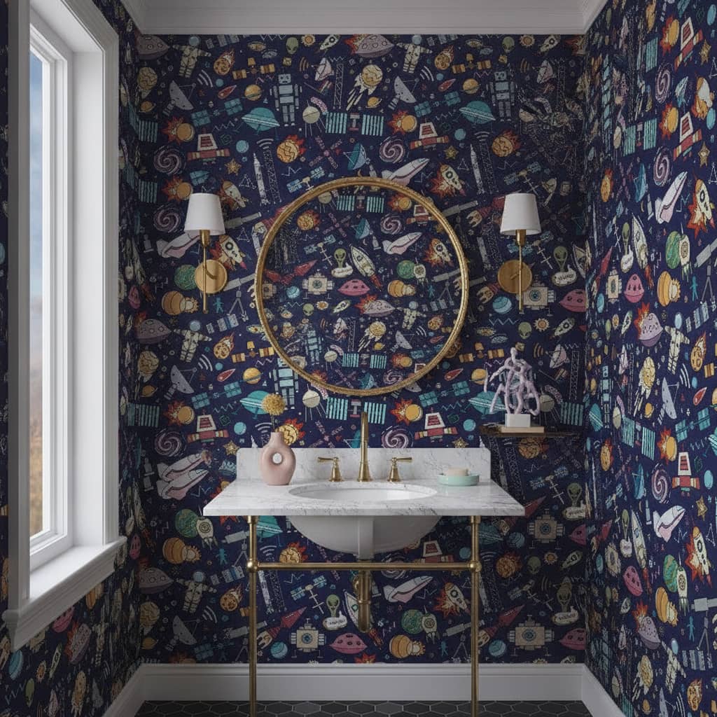 Spaced Out Wallpaper 3 Wallpaper and Wall Murals South Africa Spaced Out Wallpaper - Image 3