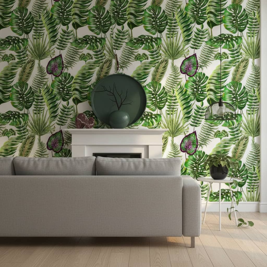Tantalize Tropical Leaves Wallpapers 1 Wallpaper and Wall Murals South Africa Tantalize Tropical Leaves Wallpapers