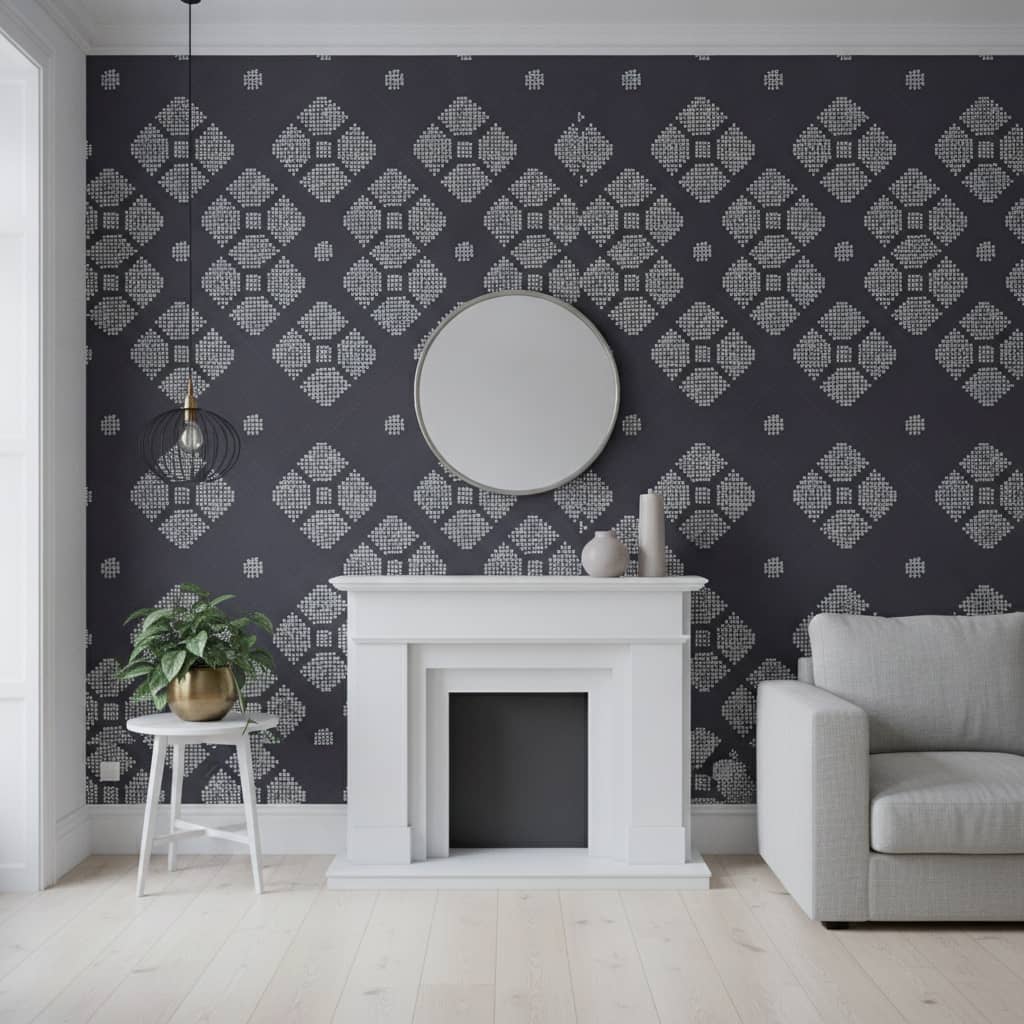 Textured Hatch Wallpaper 3 Wallpaper and Wall Murals South Africa Textured Hatch Wallpaper - Image 3