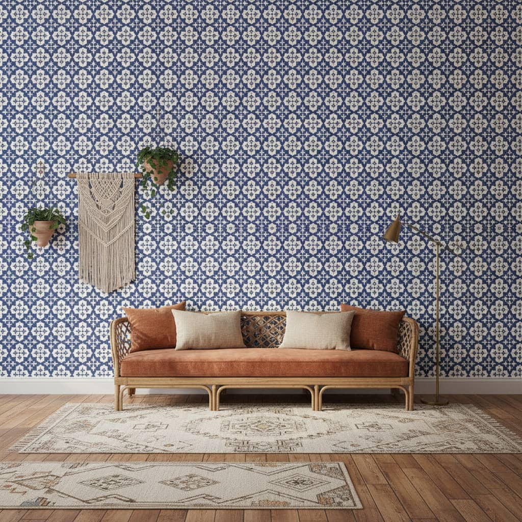Vega Tile Wallpaper 1 Wallpaper and Wall Murals South Africa Vega Tile Wallpaper