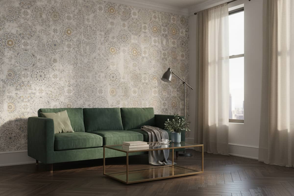 Velha Tile Wallpaper 2 Wallpaper and Wall Murals South Africa Velha Tile Wallpaper - Image 2