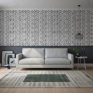 Villa Frontera - Villa Frontera delivers striking geometric elegance with interlocking diamonds, arrows, and angular shapes