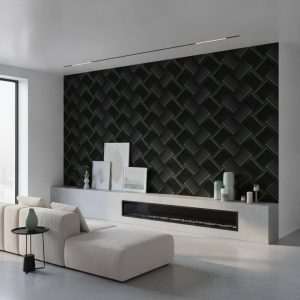Xbox - This striking Xbox wallpaper features dynamic 3D cubes in vibrant lime green against a deep black background,