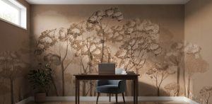 Sepia Forest Grove shown in a bedroom
