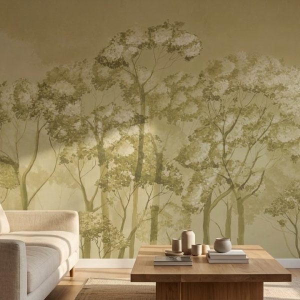 test color filter 2 Wallpaper and Wall Murals South Africa Golden Treeline shown in a living room